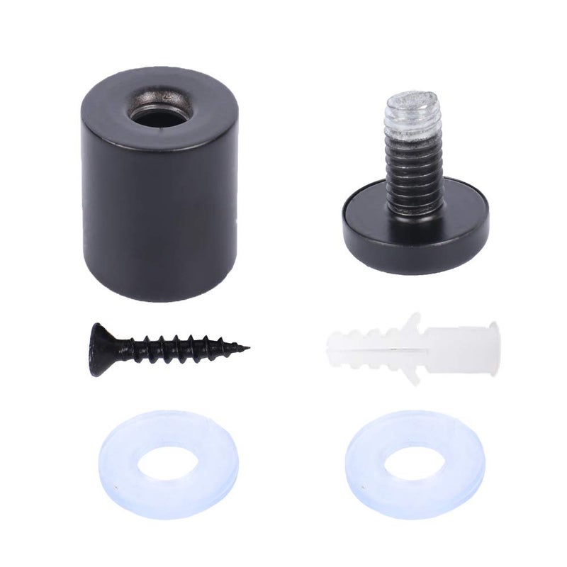 Osring 3/4 x 1 Inch Sign Standoffs Hardware 16 Pack, Stainless Steel Screw Standoffs Wall Mounting Signage Holder for Acrylic Board, Glass Panel and Plexiglass Picture, Black - Image 3